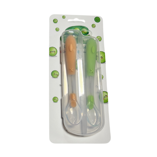 Cucharitas flexible con estuche set de 2 n/v