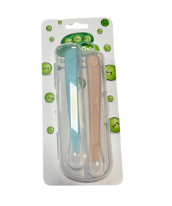 Cucharitas con estuche set de 2 C/P