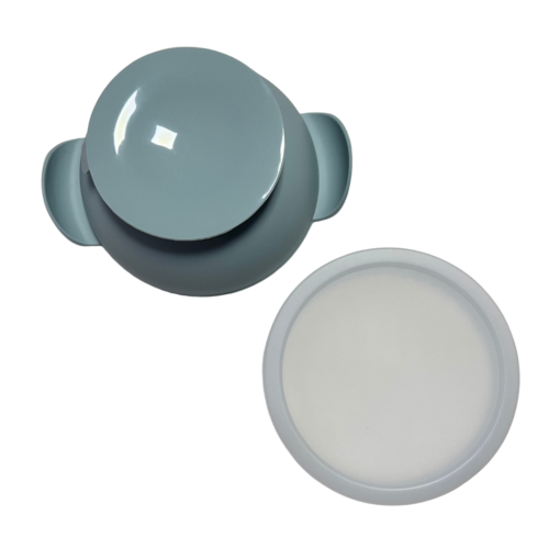 Plato hondo con tapa celeste - Image 2