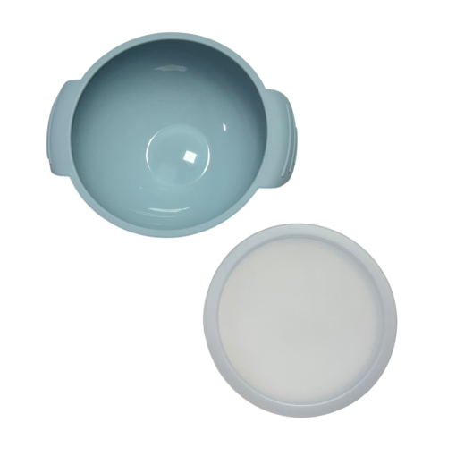 Plato hondo con tapa celeste - Image 3
