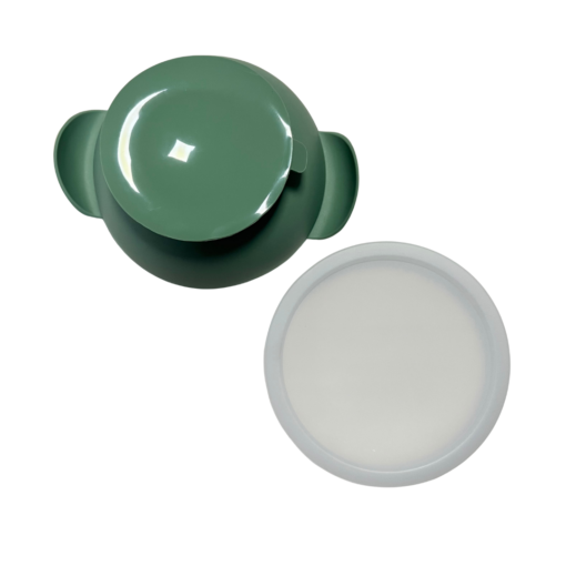 Plato hondo con tapa verde - Image 2