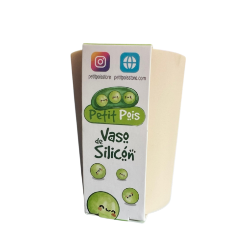 Vaso de silicón beige
