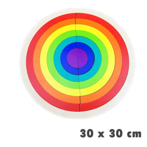 Rompecabezas apilador de arcoíris - Image 3