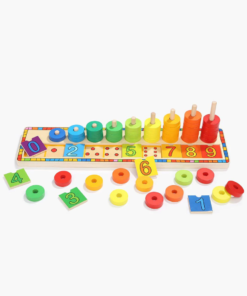 Juego de madera de números